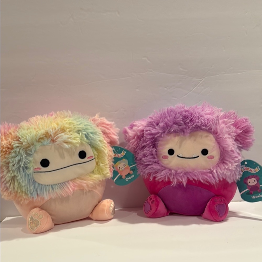 Squishmallows Diane 5/25/22 & Woxie 6/23/23 Set (Both)